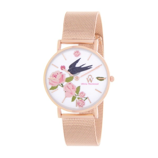 Dámské hodinky s řemínkem ve světle růžové barvě Olivia Westwood Tulo
