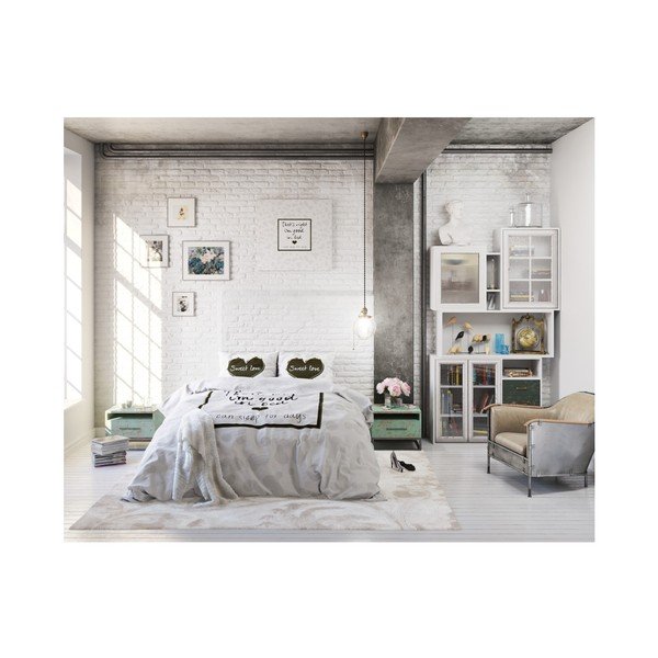 Povlečení z mikroperkálu Sleeptime In Bed, 200 x 220 cm-image-2