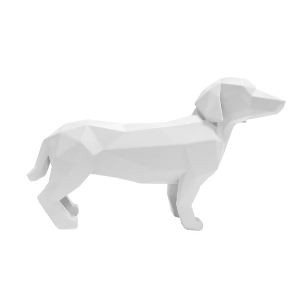 Матово бяло Стоящо куче, височина 20,8 cm Origami - PT LIVING