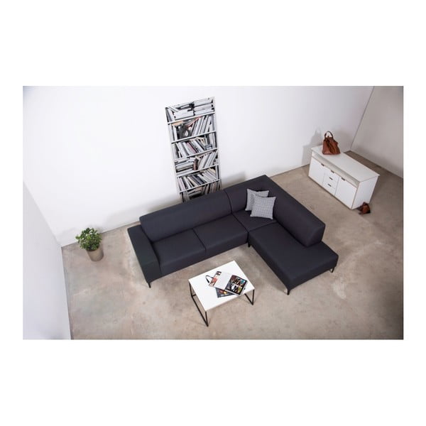 Антрацитен ъглов диван (десен ъгъл) Diva - Scandic-image-2