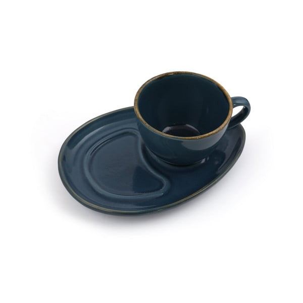 Тъмносини керамични чаши в комплект от 2 бр. 0,21 л - Hermia-image-3