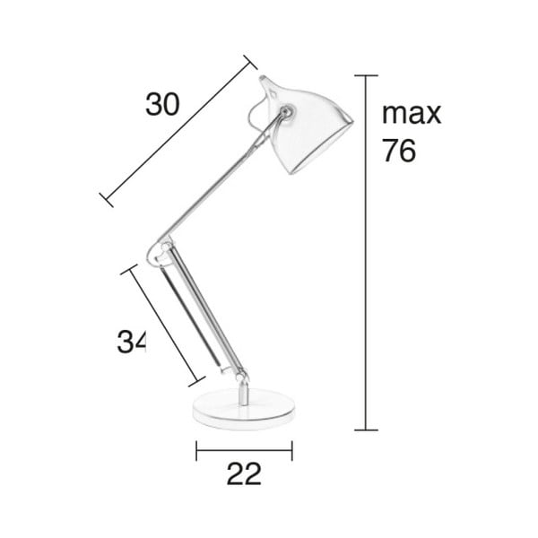 Бяла настолна лампа Reader - Zuiver-image-3