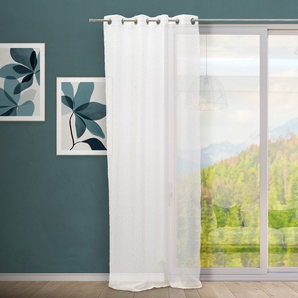 Бяла завеса 140x260 cm Vertical Thread – Casa Selección-image-1