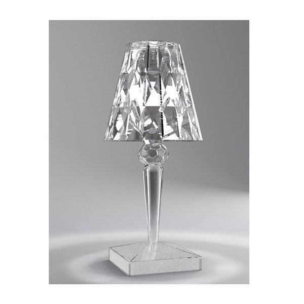 Transparentní stolní lampa Kartell Battery-image-1