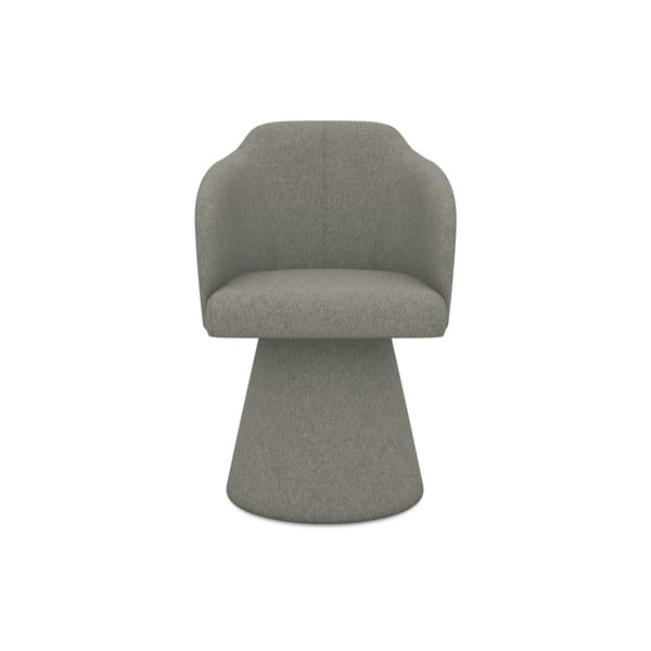 Сив тапициран трапезен стол Kanoa – Makamii-image-1