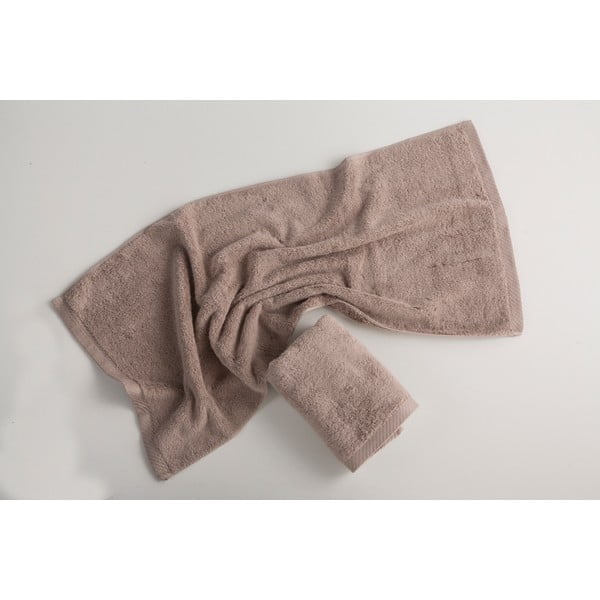 Тъмнобежова памучна кърпа , 30 x 50 cm Lisa Coral - El Delfin