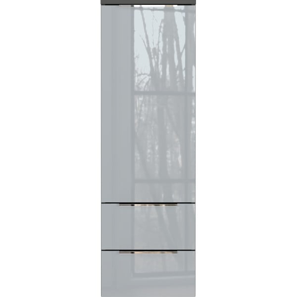 Сив висок висящ шкаф за баня 36x111 cm Vasio - Germania