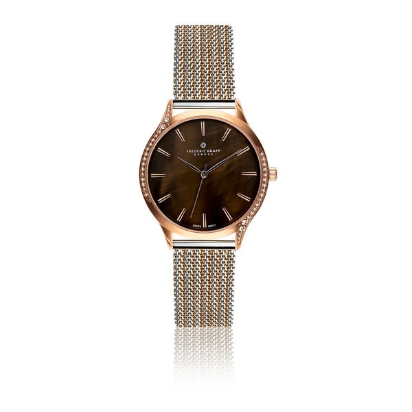 Дамски часовник с каишка от неръждаема стомана в сребрист цвят Lartio - Frederic Graff