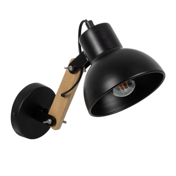 Черно-естествена стенна лампа – Ixia-image-2