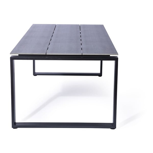 Комплект от 4 ратанови стола за хранене Gabriela и черна маса Strong - Bonami Essentials-image-3