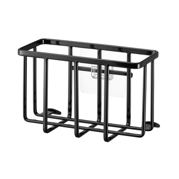 Черна метална стойка за перилни препарати без пробиване Film Hook – YAMAZAKI