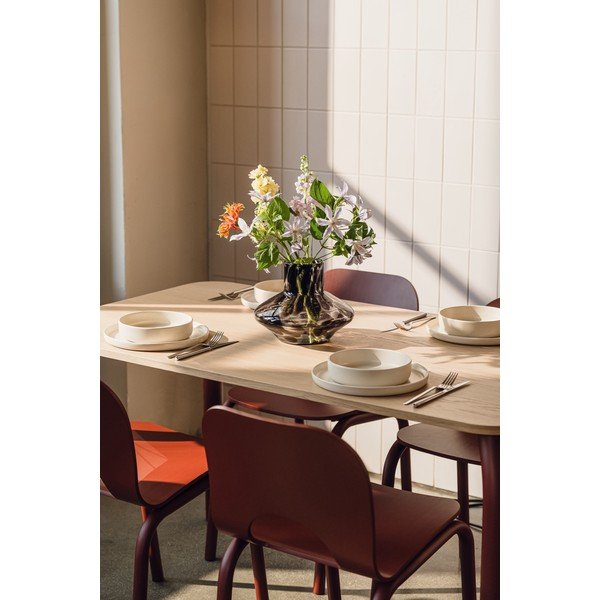 Трапезна маса с дъбов плот 80x140 cm Meko – noo.ma-image-2