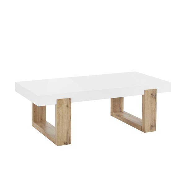 Бяла масичка за кафе 60x120 cm Solid – Støraa-image-1