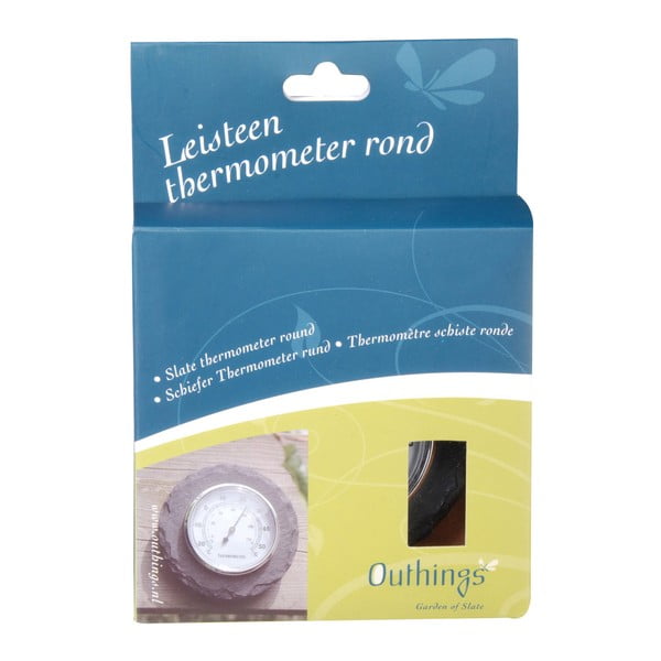 Стенен термометър от шисти, Ø 10 cm - Esschert Design-image-2