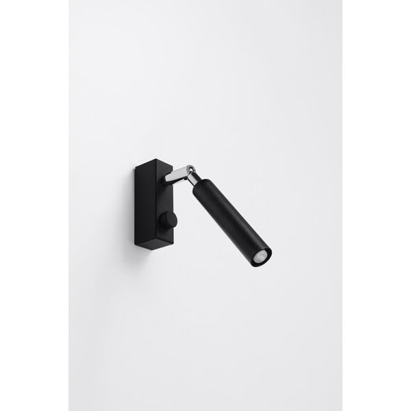 Черен прожектор 10x3 cm Tiden – Sollux-image-2