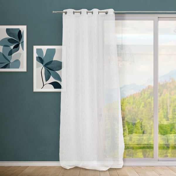 Бяло-сребриста завеса 140x260 cm Pucka – Casa Selección-image-1