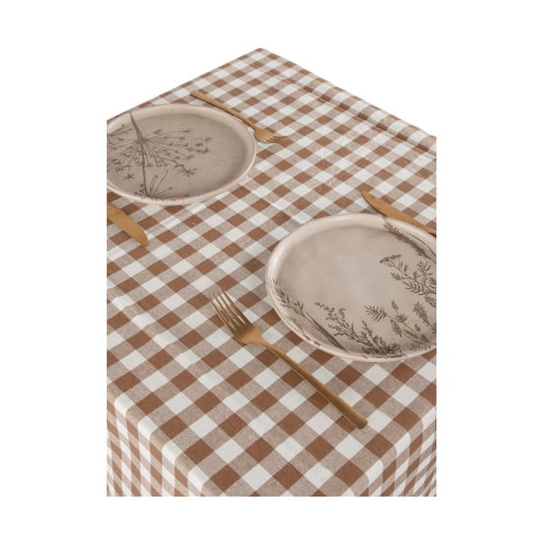 Памучна покривка за маса 150x250 cm Gingham – Tiseco Home Studio-image-1
