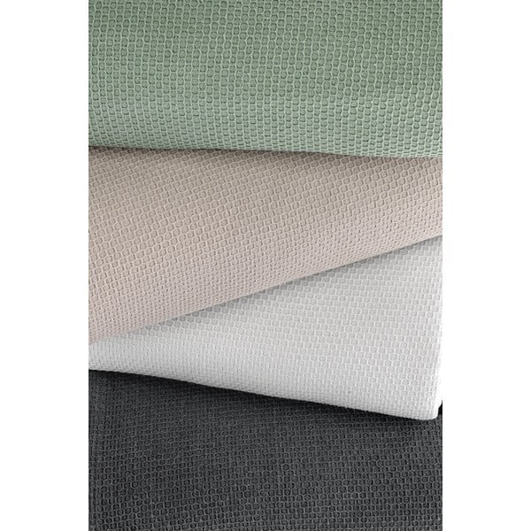 Бяла памучна покривка за двойно легло 220x240 cm - Mijolnir-image-1