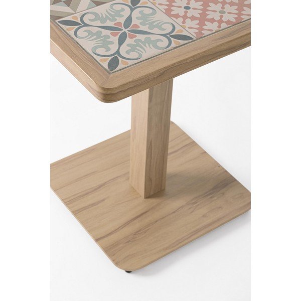 Стоманена градинска масичка 73x73 cm Kalimera – Bizzotto-image-3