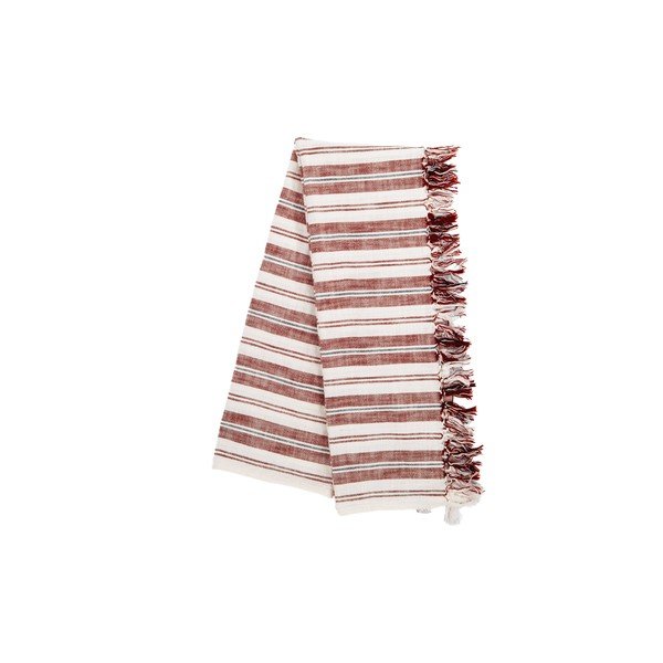 Теракотено памучно одеяло 150x200 cm Indira – Tiseco Home Studio-image-4