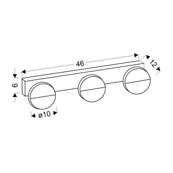 Бяла LED светлина за стена Sing - Candellux Lighting-image-3