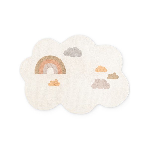 Кремав памучен детски килим подходящ за пране/ръчно изработен 140x200 cm Snuggle Willy – Hanse Home