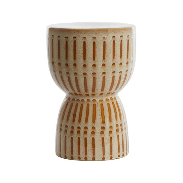 Керамична кръгла странична масичка ø 28,5 cm Finca – Light & Living