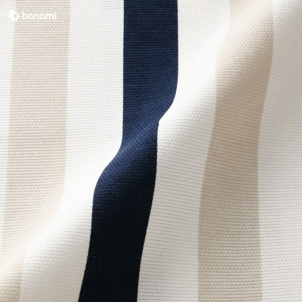 Табуретка за крака на сини и бели райета Lorris - Max Winzer-image-2