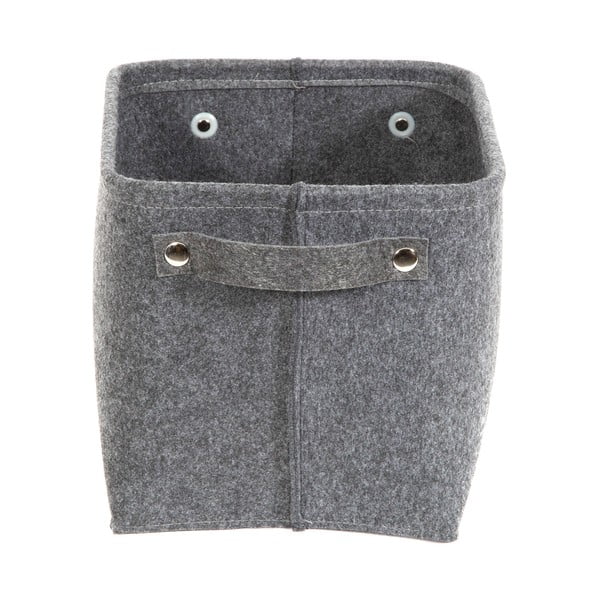 Кошница от филц, сива, 29 x 24 cm - Compactor-image-3