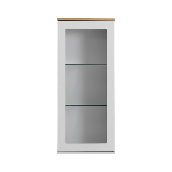 Бяла витрина с една врата, височина 95 cm Dot - Tenzo