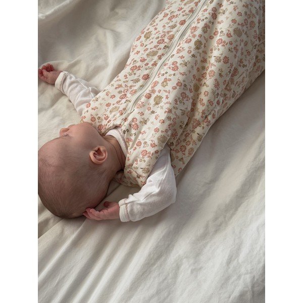 Бежов детски спален чувал от органичен памук 40x77 cm Augusta – Cam Cam Copenhagen-image-3