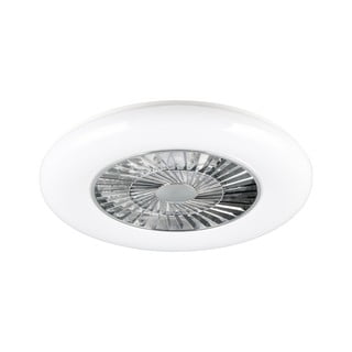 Бяло/в сребрист цвят LED осветително тяло за таван Visby – Trio