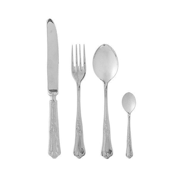 Прибори за хранене 16 бр. от неръждаема стомана в сребрист цвят Tilly – Bloomingville