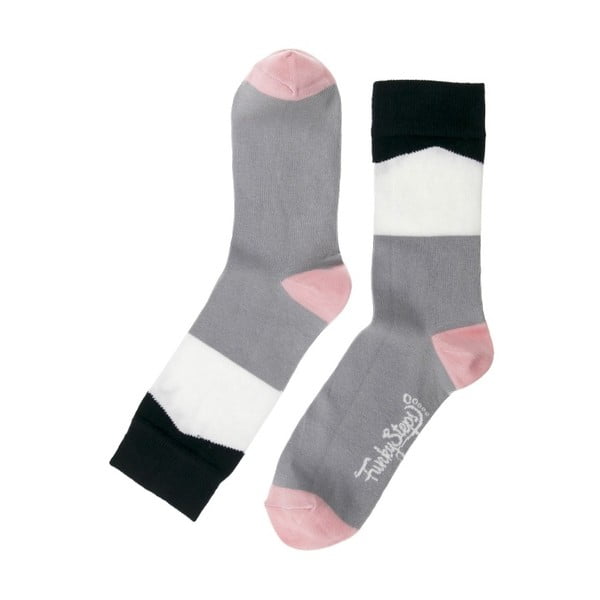 Стриктни цветни чорапи, размер 35 - 39 - Funky Steps