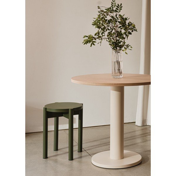 Зелен стол от масивен бук Hopp – noo.ma-image-1