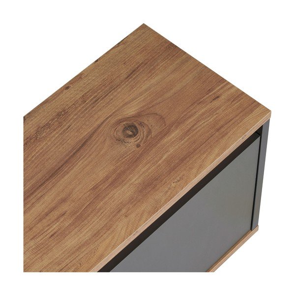 Антрацитна маса за телевизор 160x42x30 cm Sentinel – Kalune Design-image-4