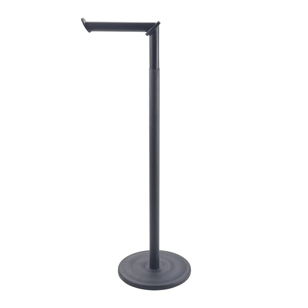 Матово черна стоманена поставка за тоалетна хартия Lava – Metaltex