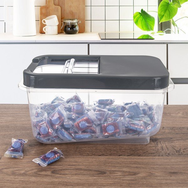 Пластмасова кутия за съхранение с капак 35x20x18 cm Slop – Orion-image-4