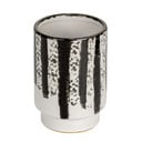 Черно-бяла керамична чаша за четки за зъби Subiza – Wenko