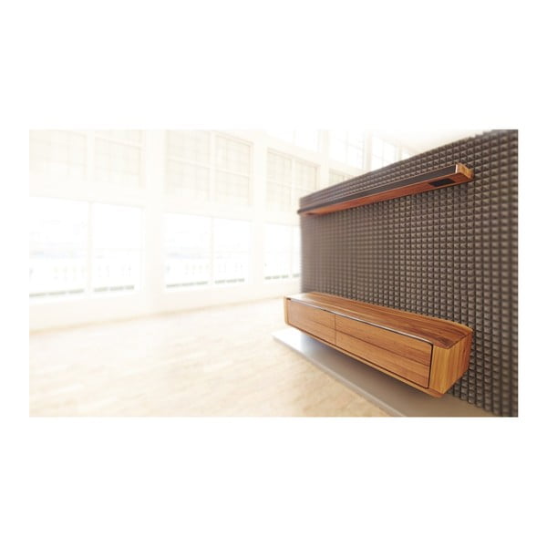 Nástěnná TV komoda z masivního dubového dřeva Javorina Hang-image-2