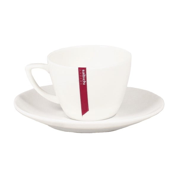 Šálek na espresso s podšálkem z kostního porcelánu Sabichi, 100 ml