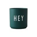 Тъмнозелена порцеланова чаша 300 ml Hey – Design Letters