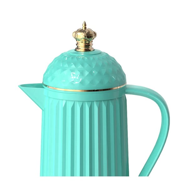 Тюркоазен термос 920 ml Crown  – PT LIVING-image-2