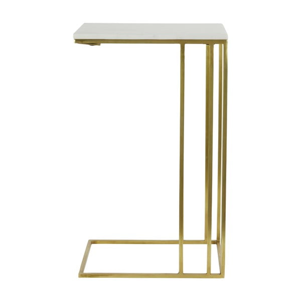 Странична масичка с плот от имитация на мрамор 31x41 cm Roshan – Light & Living-image-4