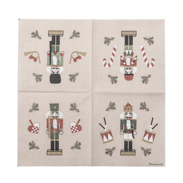 Хартиени салфетки в комплект от 20 бр. 25x25 cm Jolly – Bloomingville-image-4