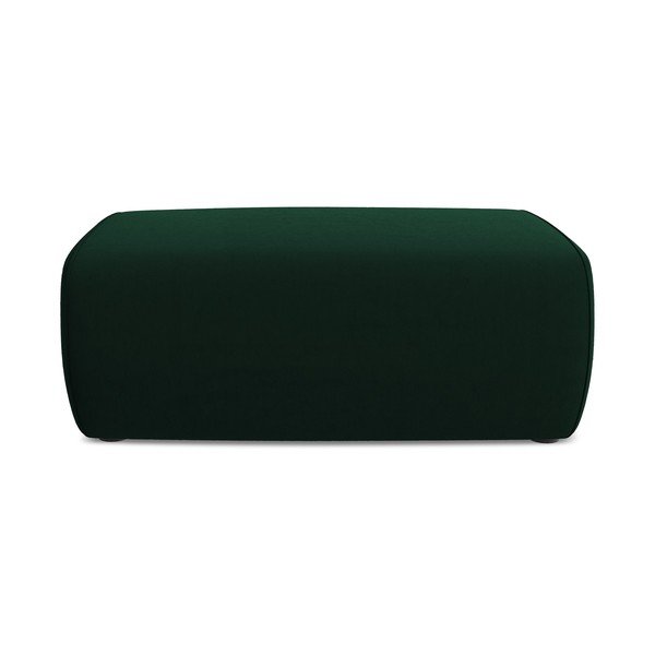 Зелена кадифена табуретка Kapua – Makamii