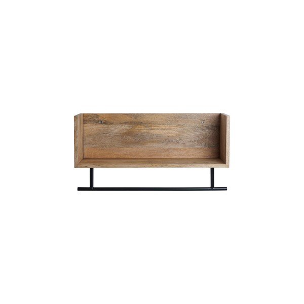 Стенен рафт от масивно манго в естествен цвят 65 cm Sofie – Ellos Home-image-3