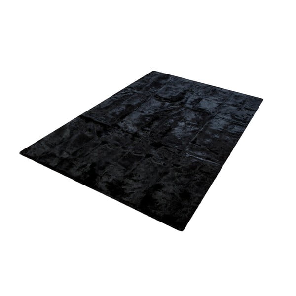 Черен килим от заешка кожа Одеяло, 180 x 120 cm - Pipsa