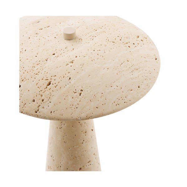Бежова каменна LED настолна лампа (височина 25,5 cm) Consett – House Nordic-image-4