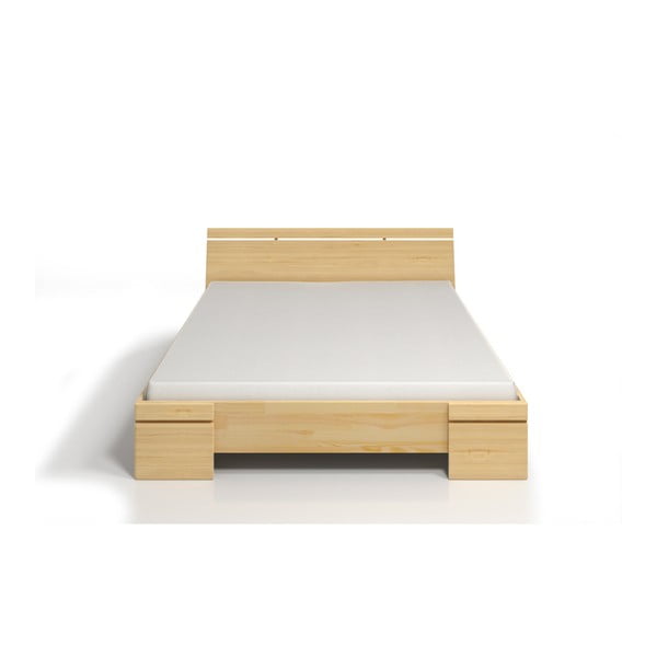 Dvoulůžková postel z borovicového dřeva SKANDICA Sparta Maxi, 200 x 200 cm-image-1